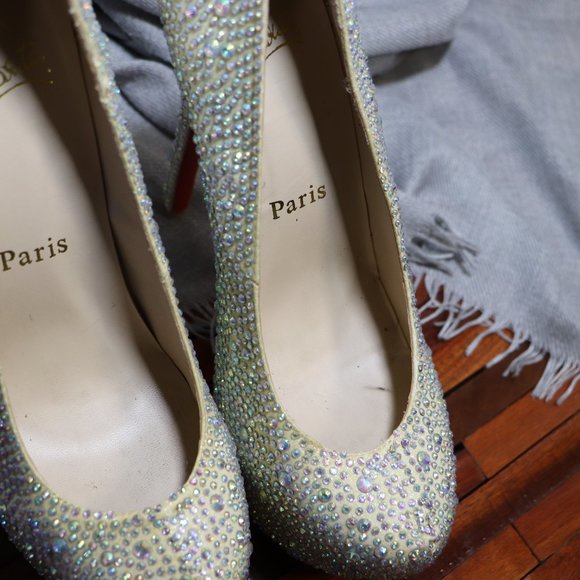 Christian Louboutin Daffodile Crystal Heels - Picture 10 of 14